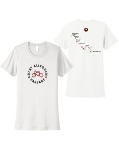 Great Allegheny Passage 150 Cycle Logo Women's Cotton T-Shirt