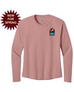 Great Allegheny Passage - The Cumberland & Pittsburgh Trail Logo Women's Cotton Relaxed Longsleeve Tee